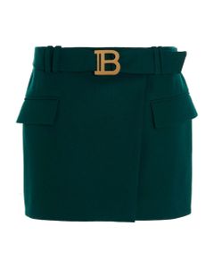 Logo Belt Skirt
