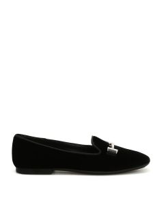 47A Double T velvet loafers