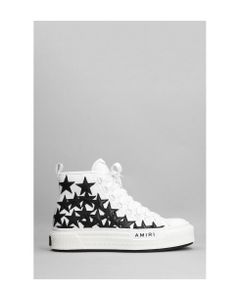 Stars Court Hi Sneakers In White Canvas