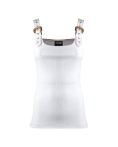 Versace Jeans Couture Baroque White Top