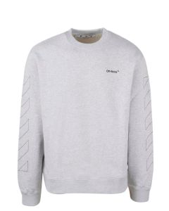 Off-White Diag Crewneck Long-Sleeved Sweatshirt