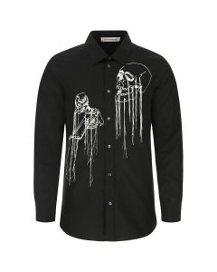 Alexander McQueen Skull Printed Buttoned Shirt