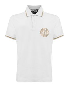 Versace Jeans Couture Logo Printed Short-Sleeved Polo Shirt