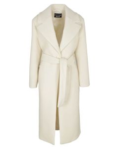 Boutique Moschino Belted Single-Breasted Coat