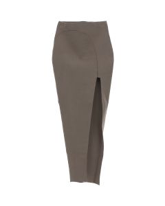 Rick Owens Theresa High-Waist Side-Slit Skirt