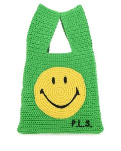 Philosophy Di Lorenzo Serafini Smiley Logo Embroidered Tote Bag