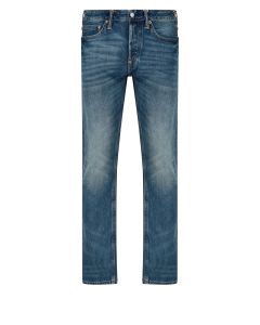 Evisu Mismatched Kamon Print Slim Fit Jeans