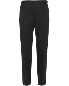 Alexander McQueen Mid-Rise Cropped Chinos