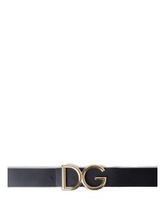 Dolce & Gabbana DG Logo Plaque Belt