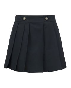 Sportmax Button Detailed Pleated Skirt