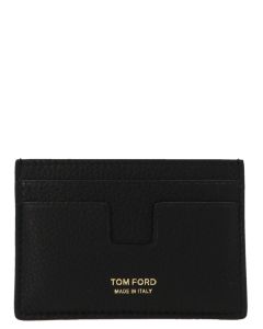 Tom Ford Logo Embossed T-Line Card Holder