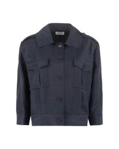 P.A.R.O.S.H. Buttoned Long-Sleeved Jacket