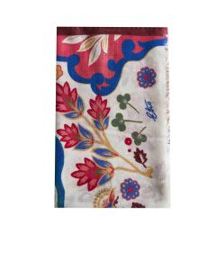 Etro Floral Printed Frayed Scarf
