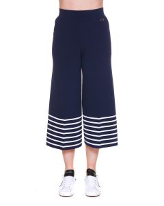 TWINSET Striped Cropped Trousers