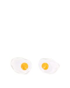 Fried egg earrings