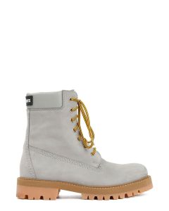 Vetements Trucker Lace-Up Ankle Boots
