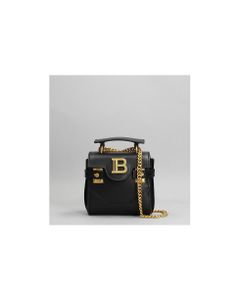 Bbuzz Mini Hand Bag In Black Leather