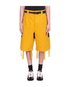 Shorts In Yellow Linen