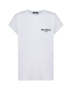 Balmain Logo Printed Crewneck T-Shirt