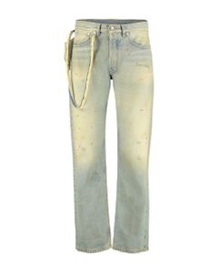 Vintage Effect Denim Jeans