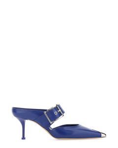 Alexander McQueen Pointed-Toe Slip-On Mules