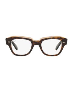 Rx5486 Havana On Transparent Brown Glasses
