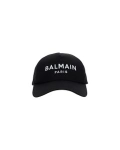 Embroidered-logo Panelled Cap