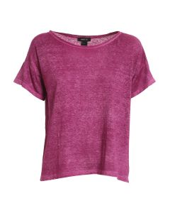 Melange linen T-shirt