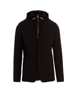Givenchy Removable Layered Hooded Jacket
