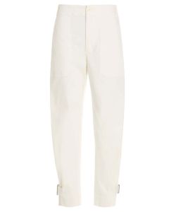 Proenza Schouler White Label Cropped Twill Trousers