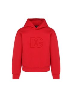 Dolce & Gabbana DG Embroidered Technical Jersey Hoodie