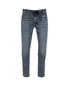 Diesel Drawstring Mid-Rise Tapered Jeans
