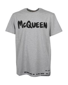 Alexander McQueen Logo Print Crewneck T-Shirt