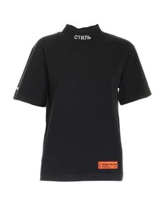 СТИЛЬ turtleneck t-shirt in black