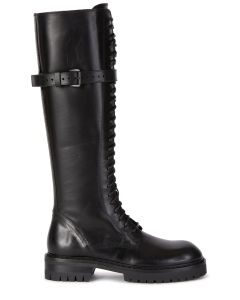Ann Demeulemeester Round Toe Lace-Up Boots