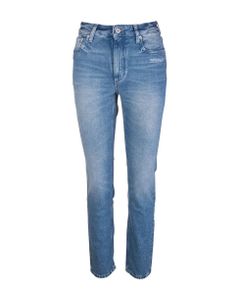 Straight-leg Denim Jeans Woman