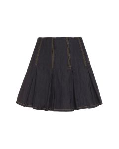 Bottega Veneta Pleated Mini Skirt