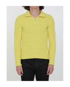 Yellow Jumper With Zip