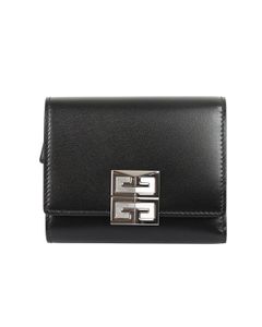 Givenchy 4D Logo Plaque Trifold Wallet