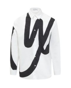JW Anderson Logo Printed Buttoned Shirt