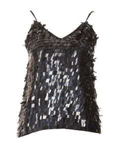 Pinko All-Over Embellished Strapless Top