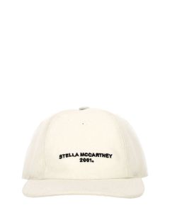 Stella McCartney Logo Embroidered Curved Peak Baseball Cap