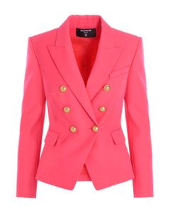 Gold Buttons Double Breast Blazer Jacket