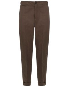 Alexander McQueen Mid-Rise Cropped Chinos