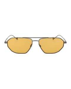 Emporio Armani Logo Print Aviator Sunglasses