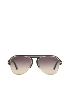 Tom Ford Eyewear Marshall Aviator Frame Sunglasses