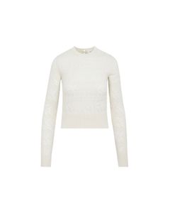 Sportmax Perforated Crewneck Knitted Jumper