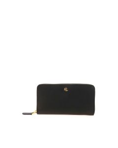 Continental wallet in black
