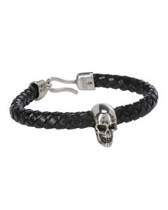Alexander McQueen Braided Skull Bracelet