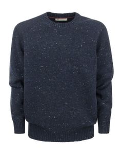 Crew-neck Sweater In Wool And Cashmere Mix